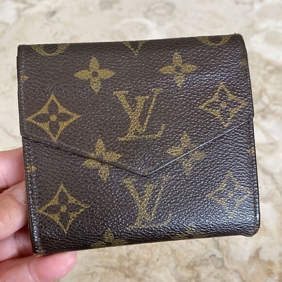 Authentic Vintage Louis Vuitton Monogram Portefeiulle Elise Trifold Wallet - Picture 2 of 16